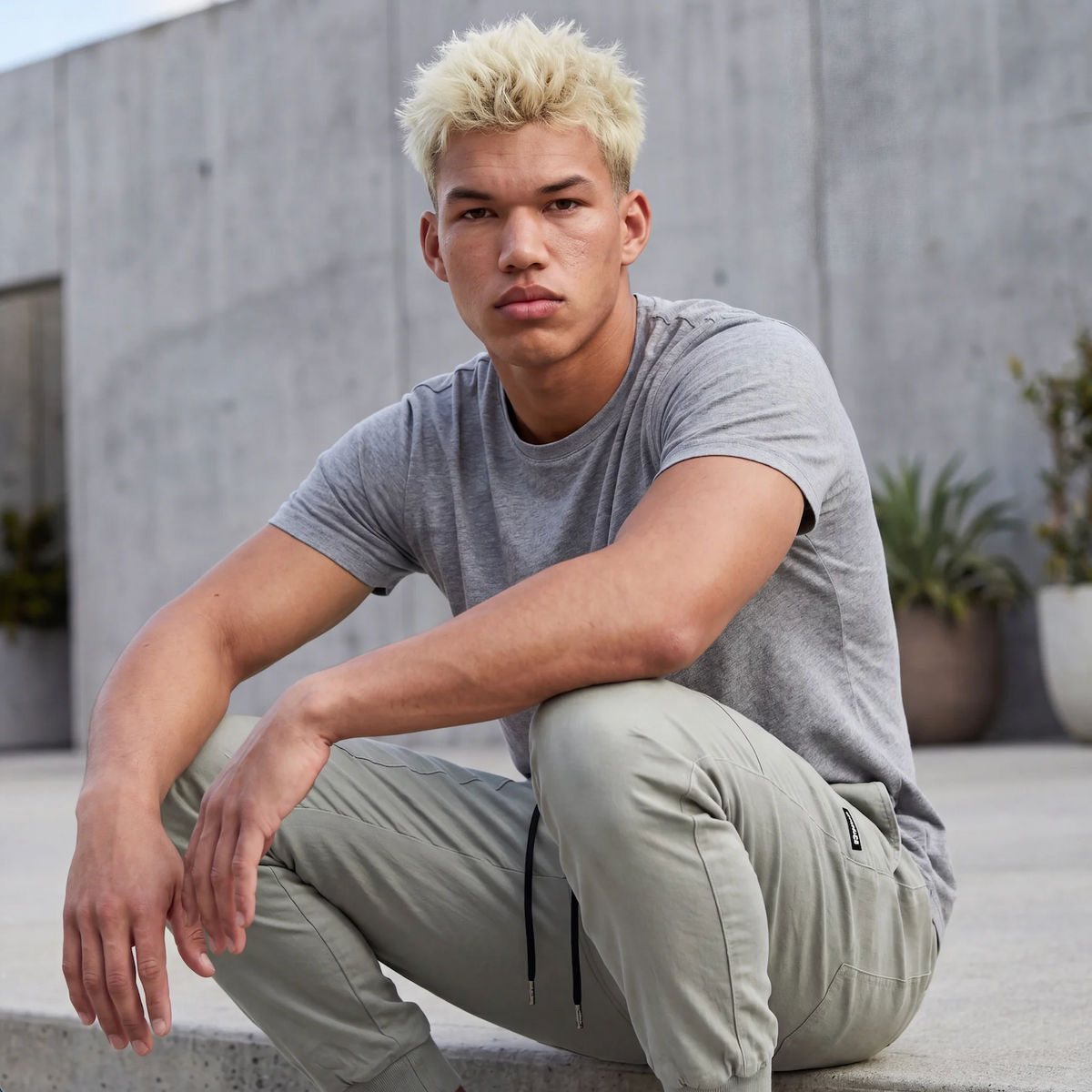 Pantalon cargo confortable avec grande capacité de rangement