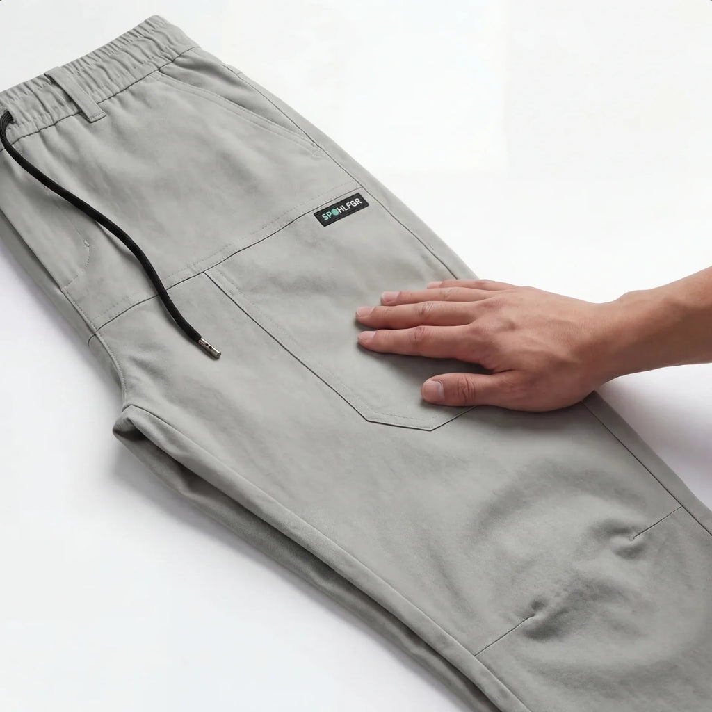 Pantalon cargo confortable avec grande capacité de rangement
