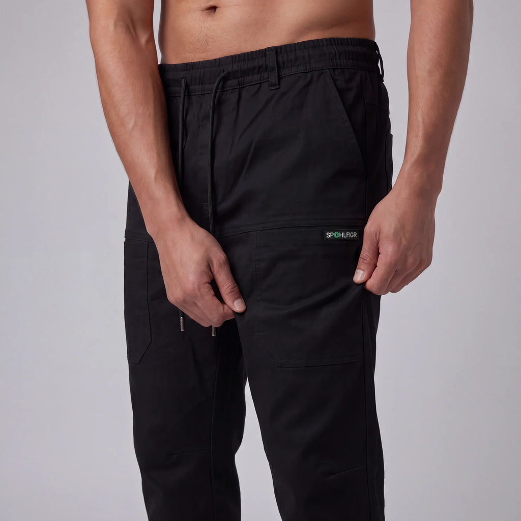 Pantalon cargo confortable avec grande capacité de rangement