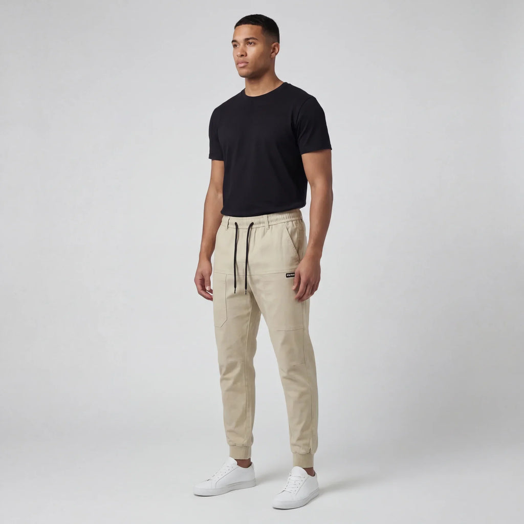 Pantalon cargo confortable avec grande capacité de rangement